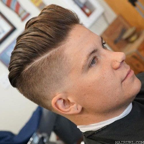 undercut for men with oval face
