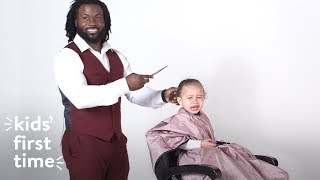Kids Experience Their First Haircut | Kid'S First Time | Hiho Kids