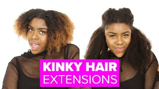 Black Women Try Kinky Hair Extensions
