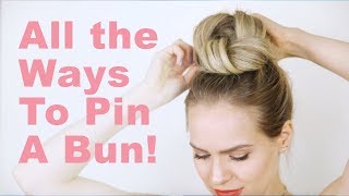 Tips And Tricks: How To Bobby Pin A Bun! - Kayleymelissa