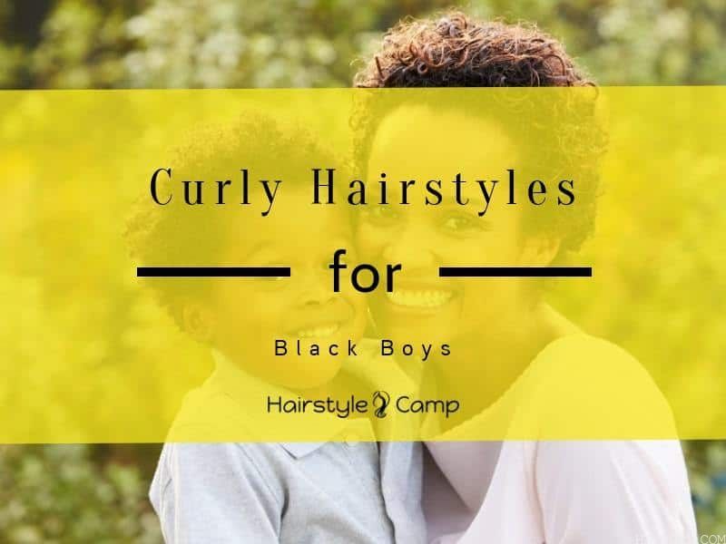 curly haircut ideas for black boys