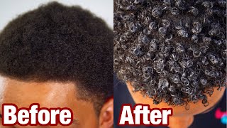How To Get Curly Hair In 5 Minutes | Black Men And Women