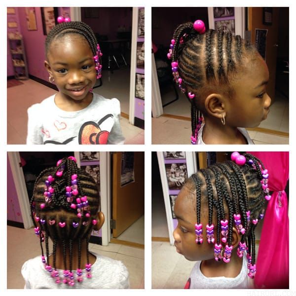 freaky little girl braided hairstyles with beads