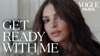 Emily Ratajkowski Learns How To Do A French Girl Hairstyle | Get Ready With Me | Vogue Paris