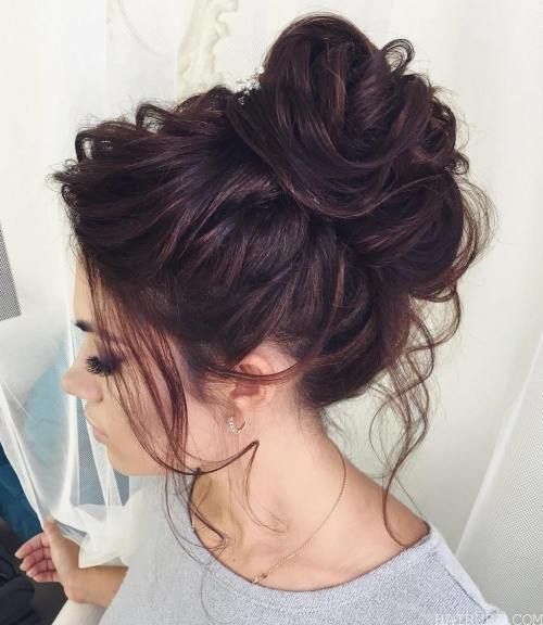 hairdo Messy Buns for Curly Haircut