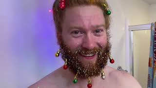Let’S Do A Festive Hairstyle! (Ft. Glitterbeard) I'M A Christmas Tree Y'All!!