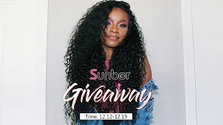 I Need A Free Wig!! | Christmas Hair Giveaway!! | Sunber Hair