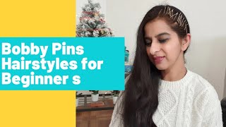 5 Easy Bobby Pins Hairstyles | Cute Party Hairstyles | Hairstyles Tutorial For Beginners