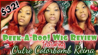 $32 Cherry Red!Christmas Hair Outre Colorbomb Reina Wig•Mrs. K. Kreations
