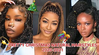 Trendy And Pretty Natural Hairstyles For Christmas 2021 That Will Turn Heads
