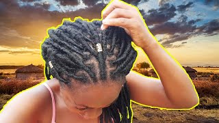 Unveiling My New African Christmas Hair (Vlogmas Day 13)