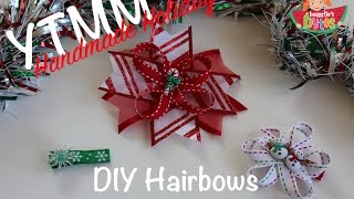 Ytmm Homemade Holidays - Diy Christmas Hair Bows