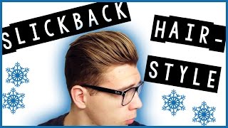 Slickback Hairstyle Tutorial | Christmas Hairstyle For Men