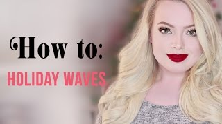 How To Create Beautiful Holiday Waves Christmas Hairstyle
