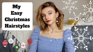 My Easy Christmas Hairstyles
