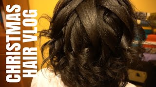Christmas Hair Vlog