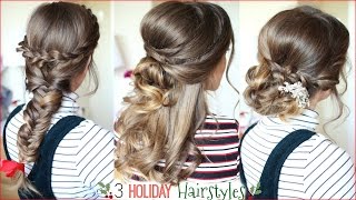 3 Holiday Hairstyles | Christmas Hairstyles | Braidsandstyles12