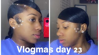 Christmas Hair Slayyyy Vlogmas Day 23