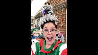 Crazy Christmas Hairstyle | Christmas Challenge! | Santa’S Been!!