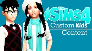 The Sims 4 Custom Content: Kids Edition | Over 25 Hairstyles Pt2
