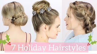7 Easy Holiday Hairstyles Tutorial