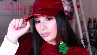 Merry Christmas Brithday Makeup +Ali Julia Hair December Giveaway