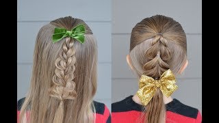 2 Christmas Tree Hairstyles | Q'S Hairdos