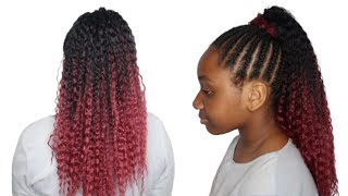 Cute Protective Hairstyle For 4C Natural Hair Type //Prefect For Christmas //