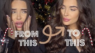 10 Minutes Party Hairstyle  Quick And Easy | Christmas Countdown | Life Hacks