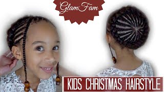 Braided Children'S Hairstyle | Christmas Hairstyle