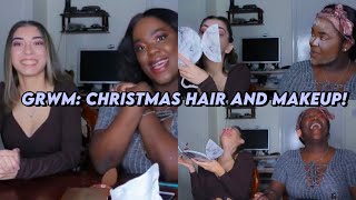 Grwm: Christmas Hair And Makeup || Dani X Lex