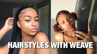 ✨Amazing Natural Hairstyles With Weave | Natural Hairstyles 2020