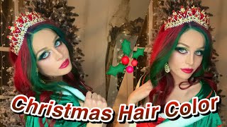 Christmas Hair Color | Arctic Fox Hair Color | Human Hair Wig Transformation | Brad Mondo Please See