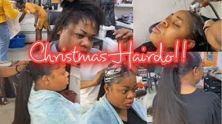 Unbelievable!!! I Made My Beautiful Christmas Hair For Just N4,000 Equivalent($7 £16 €10).