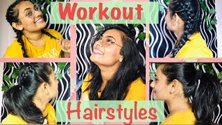 Workout/Running Cute Hairstyles | Stephy Cookie| Malayalam|