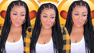 Kriss Kross Knotless Braids Under 10 Min Braids No More Sitting In The Chair #Muffinismylovers