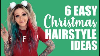 Six Quick And Easy Xmas Hairstyle Ideas - 6 Christmas Day Hairstyles