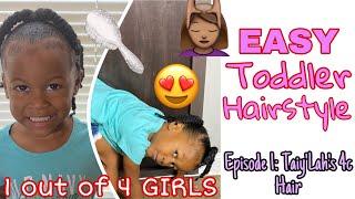 Toddler Hair Style | #Naturalhair | Vlogmas 2020 Day 6 #Vlogmas2020 #Hairstyles #Twinmom
