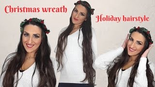 Christmas Wreath - Holiday Hairstyle | Hairbeautystar
