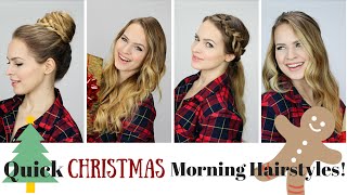 5 Quick And Easy Morning Hairstyles!