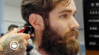 Handsome Guy Cleans Up Hair & Beard (Amazing Results)
