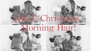 4 Quick Christmas Morning Hairstyles