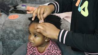 Bantu On Afro Hair For Toddler, Instagram Inspired Hairstyle For Kids.Christmas 2020 Hairstyles
