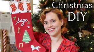 Answering Your Questions And Sewing A Vintage Christmas Stocking!