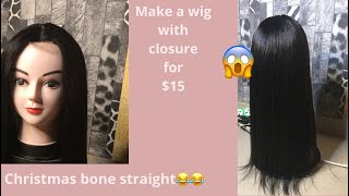 How To: Make A Lace Wig Closure  /Diy Christmas Hair
