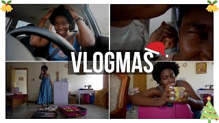 Packing, Christmas Hair, Body Care & Waxing Fail | Vlogmas