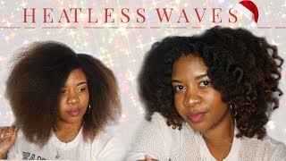 Holiday Hairstyles| Heatless Waves| Coilycurlycherie
