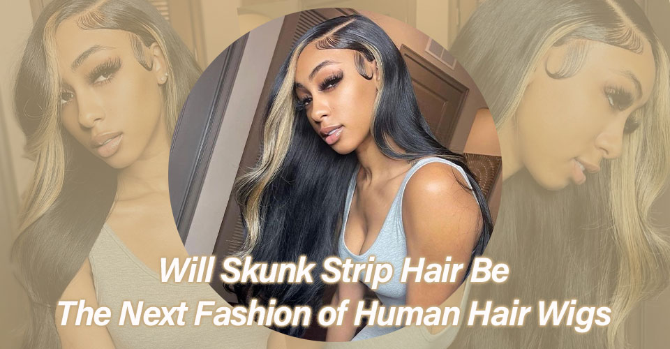 Will Skunk Stripe Hair Be The Next Fashion Human Hair Wigs