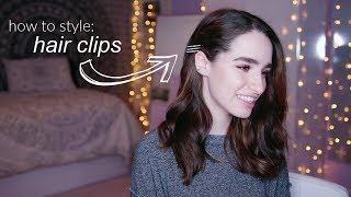 3 Easy Hairstyles With Hair Clips