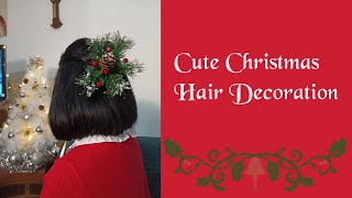 Diy Christmas Hair Accessories & Final Thrifted Lookbook